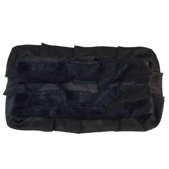 Minky Couture Black White Cow Print Lovey Satin Trim Back Baby Security Blanket - Picture 3 of 5